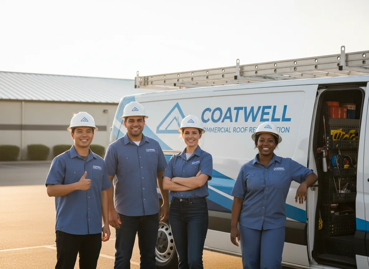 Commercial roof coating company in Irons, MI